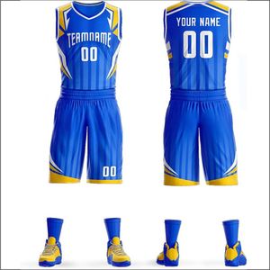 ชุดเสื้อผ้าบาสเก็ตบอลขนาดพลัสไซส์ผ้าเจอร์ซี่ระบายอากาศได้ดีพร้อมกางเกงขาสั้นป้องกันแบคทีเรียกันยูวีพิมพ์ดิจิตอล - Product Image 4