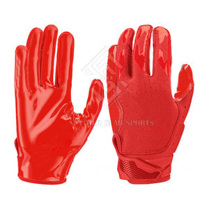 Dernier design 2025 Gants de football américain en cuir Fabriqués sur mesure Couleurs et logo personnalisés Haute qualité Faible MOQ - Product Image 1