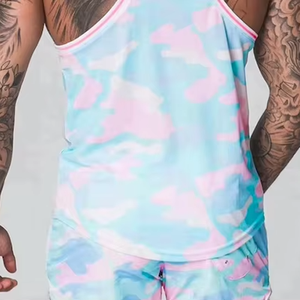 Camiseta sin Mangas Deportiva para Hombre de Poliéster de Alta Calidad, Ecológica, Transpirable, de Secado Rápido, Estilo Vintage, Ropa Deportiva para Gimnasio, Ropa Activa - Product Image 6