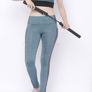 Mallas de cintura alta informales para mujer más vendidas, de algodón 100% material transpirable, ropa deportiva personalizada de fábrica - Product Image 5