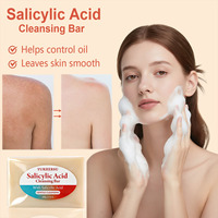 Savon Nettoyant à l'Acide Salicylique, Glycérine, Beurre de Karité et Tensioactifs de Noix de Coco – Nettoyage Doux des Pores – Soin Quotidien Visage et Corps