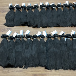 Meilleure vente extensions de cheveux brutes vietnamiennes naturelles droites faisceaux de cheveux humains cuticules cheveux alignés - Product Image 1
