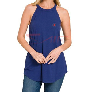 เสื้อกล้ามออกกำลังกายลำลองสำหรับผู้หญิงไซส์ใหญ่พิเศษระบายอากาศได้ดีแขนกุดชุดออกกำลังกายลายสีล้วนสำหรับผู้ชาย - Product Image 4