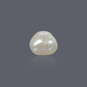 Perle de Basra 4,15 carats, naturelle, blanche/rose, perle d'eau douce en vrac pour bijoux ou fabrication de bijoux - Product Image 2