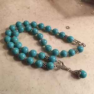 Cuentas de oración Tasbeeh de resina personalizadas, pulsera islámica musulmana para fabricación de joyas DIY, cuentas de accesorios espirituales personales - Product Image 4