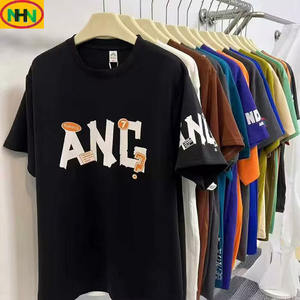 T-shirt Homme Grande Taille en Coton Lourd Tricoté Premium 2026, Couleur Unie, Col Personnalisé, Logo Imprimé, OEM, Vente en Gros, Exportation Bangladesh - Product Image 2