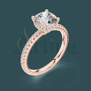 Bague d'anniversaire 18 carats pour femme mignonne et tendance - Product Image 1