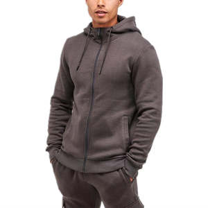 Ensemble de survêtement pour homme avec logo personnalisé, coupe ajustée, respirant, 100% polyester, vêtements de sport d'hiver, ensembles décontractés pour l'extérieur - Product Image 3