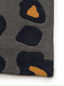 Tapis rectangle en laine touffeté à la main de designer Tapis et ensembles impressionnants pour salle à manger, hall d'entrée, chambre à coucher, salon - Product Image 3