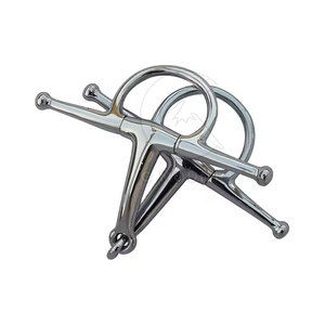 Producto caliente Ecuestre Mejilla completa Broca de caballo de peso medio Brocas de caballo de acero inoxidable en Pakistán - Product Image 2