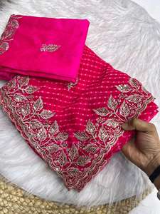 Mahaveer Soies Fabricant basé à Bhavnagar de Saris en soie Georgette Muthda douce Vêtements indiens et pakistanais - Product Image 5