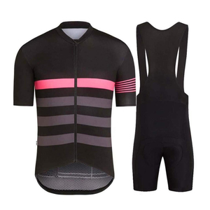 Ensemble de shorts et maillots de cyclisme personnalisés - Uniformes de cyclisme en gros 100% polyester respirant à séchage rapide, couleurs et logos personnalisés - Product Image 4