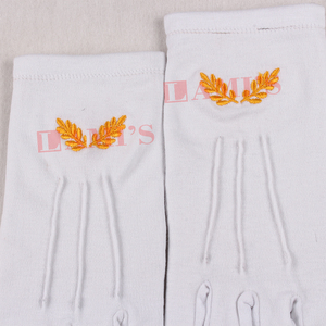 Gants de Regalia maçonniques brodés dorés de haute qualité Gants de Regalia maçonniques blancs à séchage rapide fabriqués sur mesure - Product Image 4