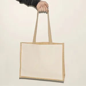 Borsa Shopper Personalizzata in Cotone e Juta Saluzzo, Borse Promozionali Personalizzabili - Product Image 2