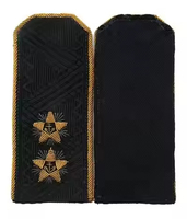 Usine de haute qualité personnalisé uniforme tactique épaulettes épaulettes planches uniforme grade accessoires fabriqués par Hamza Badges