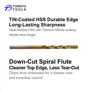 قطع الجدار الجاف المطلي بالقصدير بت الرمز البريدي ، نقطة توجيه توجيه طرف مسدود لقمة التوجيه اللولبية لفتح منفذ الخشب والجبس - Product Image 4