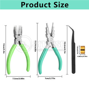 Precio al por mayor Alicates de joyería de acero al carbono Herramientas de joyería reutilizables ligeras de calidad de grado A + fabricadas en Pakistán - Product Image 2