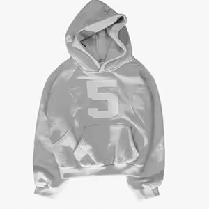 Venta al por mayor Unisex Sudadera con capucha de neopreno Pullover Blank Plain Baggy Oversized Hoodie Solid Oversized Men's Hoodies - Product Image 4