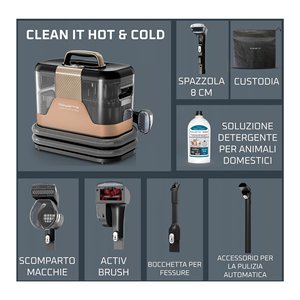 Filtre à eau portable Lava IN7021F0 1150W (2,3L) chaud et froid, bronze noir, installation verticale, fonction eau humide et sèche pour camping-car - Product Image 3