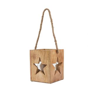 Portavelas de madera tradicional para decoración del hogar, centro de mesa para ceremonias, estilo rústico, idea de regalo, puro - Product Image 6