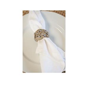 Venta al por mayor precio barato Rhinestone Bling servilletero ratán servilletero hebilla para boda lugar ajuste servilleta Decoración - Product Image 2