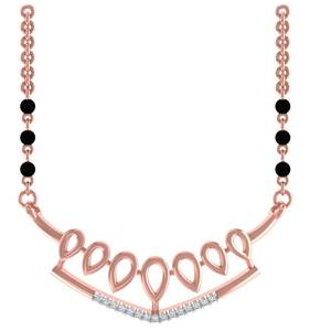 महिलाओं के लिए सुरुचिपूर्ण प्रीमियम स्टाइलिश टैनामेनिया मंगलसूत्र जातीय महीन गहने 18k सोने की प्लेटेड थोक उपलब्ध - Product Image 5