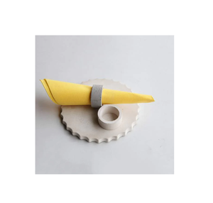 Ntique-servilletero con diseño de mármol, anillo de boda de lujo, pieza sólida - Product Image 3