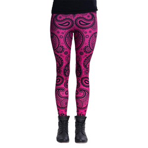 Wholesale Adults <b>Leggings</b> Sublimated Yoga Wear 100% <b>Polyester</b> / Spandex Sustainable Yoga Pants - Product Image 3