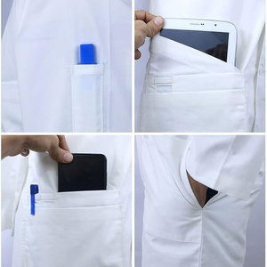 Custom Color & Size Cotton Women's Scrub Lab Coat for Sale New Arrival Hospital Use Best Quality - Product Image 5