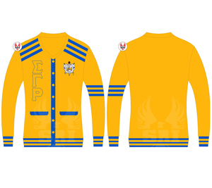 Sigma Gamma Rho Soror Embroidery Women Greek Acrylic Cardigans | Sorority Embroidered Custom Made Women Acrylic Cardigan <b>Sweater</b> - Product Image 5