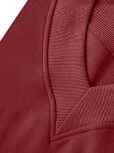 Oversized Women's Hooded Nonwoven Sweatshirt Loose Fit Winter Front Logo Customizable - Product Image 4