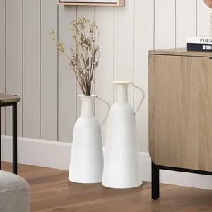 Vase à fleurs de table artistique de luxe écologique en fer artisanal de haute qualité, décoration d'intérieur, Zahid Exports - Product Image 6