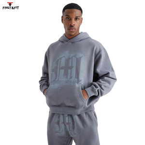 Chándales estampados transpirables de entrenamiento para hombres personalizados, nuevo diseño con cuello con capucha, estilos diferentes sólidos hechos en Pakistán para el invierno - Product Image 3