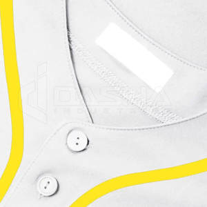 Camiseta de béisbol de sublimación personalizada de alta calidad, camiseta de softbol en blanco de poliéster 100%, camisetas con botones completos - Product Image 4