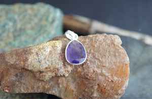 จี้เงิน925ทำด้วยมือจี้พลอยอเมทิสต์อัญมณีสำหรับเด็กของขวัญขายส่งจี้เสน่ห์สำหรับเขา - Product Image 4