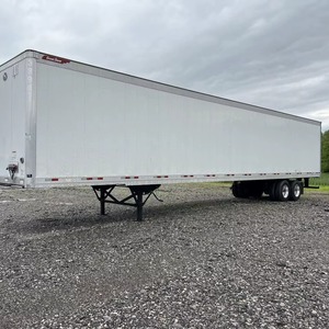 Cheap 3-Axle Dry Van <b>Box</b> Semi <b>Trailer</b> Side Open/Curtain Design Steel Transport Container Truck Great Dane Van For Sale - Product Image 4