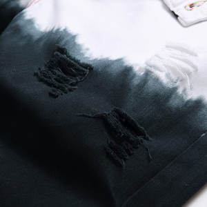 Solid Color Distressed Denim <b>Men</b> Denim <b>Shorts</b> Male <b>Jeans</b> <b>Men's</b> <b>Short</b> Pants Young <b>Jeans</b> Loose Denim <b>Jeans</b> <b>Shorts</b> OEM Serviced. - Product Image 5