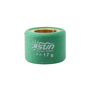 Rouleaux de poids CVT en laiton haute durabilité fabriqués à Taïwan par SUN Racing, 20x15mm 17G, neufs pour scooter SKYDRIVE125/CLICK125 I/PCX (6 - Product Image 2