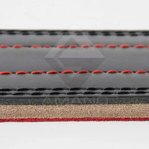 Courroie à levier de gymnastique en cuir de vachette personnalisée de haute qualité, sangle de protection et de levage de poids réglable en stock - Product Image 6