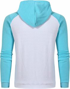 เสื้อฮู้ด Yun New 2025 สำหรับผู้ชาย สไตล์ลำลอง สีพื้น ปักโลโก้ได้ มีกระเป๋าใหญ่ ผ้าโพลีเอสเตอร์ 100% แห้งเร็ว มีซับใน เหมาะสำหรับฤดูหนาว - Product Image 3