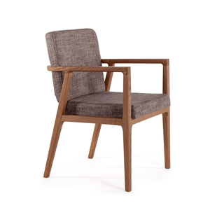 Contemporary Dining <b>Chairs</b> Durable Comfortable Black <b>Beige</b> Timber 85*51*54Cm Minimalist for Hotel Living Room Wholesale Price - Product Image 1