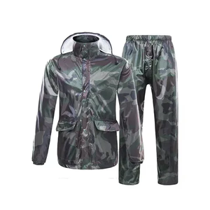 Nueva llegada impermeable personalizado traje de lluvia impermeable para hombres mujeres poliéster Pvc capa de lluvia para adultos - Product Image 2