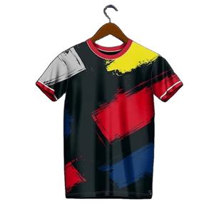 T-shirts de sport pour hommes Séchage rapide Uniforme d'entraînement de badminton pour hommes T-shirt à manches courtes respirant pour femmes Stock de haut surdimensionné - Product Image 1