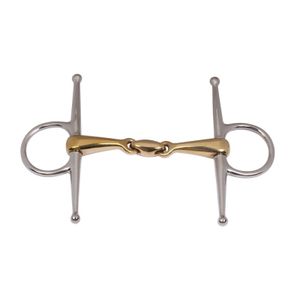 แบรนด์โซน อุปกรณ์ขี่ม้าคุณภาพสูง สแตนเลสแบบเต็มแก้ม ข้อต่อคู่ พร้อม KK Link Cuprium อุปกรณ์เสริมสำหรับม้า - Product Image 2