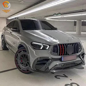 GLE900 Rocket B Style Carbon Kotflügel Flare Front Lip Splitter Heck diffusor Spoiler Body Kit Für GLE Coupé W167 C167 2021