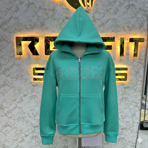 Venta caliente Logotipo personalizado ODM Servicios Fábrica Coser Cremallera Sudadera con capucha Impreso digital Sudaderas con capucha unisex Precio razonable más demandado - Product Image 6