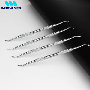 Curettes et limes à ongles incarnés double face en acier inoxydable de 5.5 pouces Outils de podiatrie durables Nettoyeur d'ongles incarnés - Product Image 2