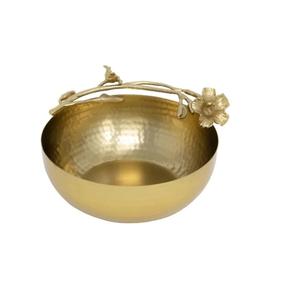 Catering para el hogar Usado Hecho a mano Diseño decorativo hecho a mano Gran capacidad Frutero Bandeja para servir Cuenco de metal de latón. - Product Image 6