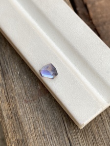 Tanzanita más rara increíble Natural Bio Color tanzanita forma elegante corte piedra Natural zoisita piedra 1,33 quilates lupa limpia - Product Image 3