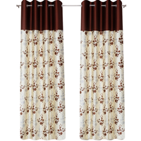 Rideaux occultants isolants ignifuges en coton pur, style moderne, design personnalisé de luxe, motif vague, les plus vendus
